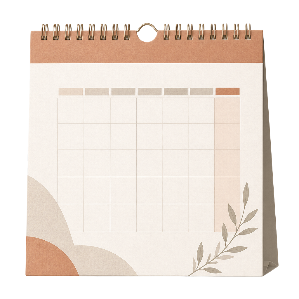 Ilustración de calendario